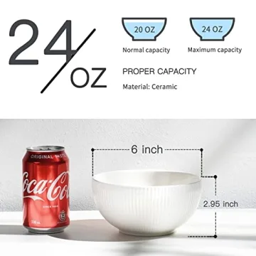 GetStar Cereal Bowls Set - Stylish & Versatile Ceramic Bowls