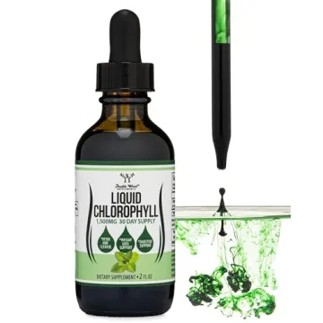 Peppermint Liquid Chlorophyll Drops for Skin and Wellness