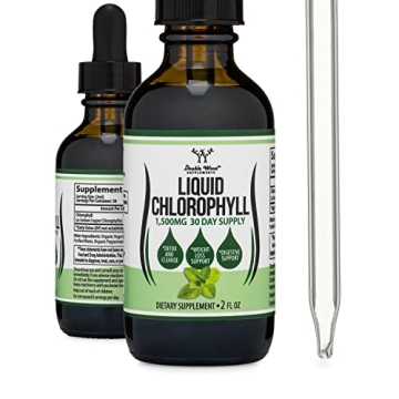 Peppermint Liquid Chlorophyll Drops for Skin and Wellness