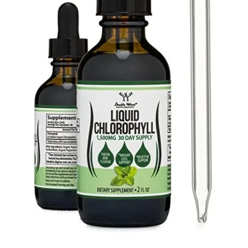 Peppermint Liquid Chlorophyll Drops for Skin and Wellness