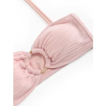 ZAFUL Women's Sexy Tie Spaghetti Strap Bikini Swimsuit