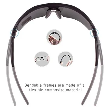 Polarized Sports Sunglasses with 5 Lenses for Active Lifestyle