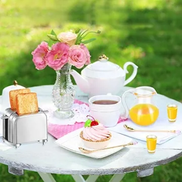 Charming Dollhouse Breakfast Set Miniature Kitchen Accessories