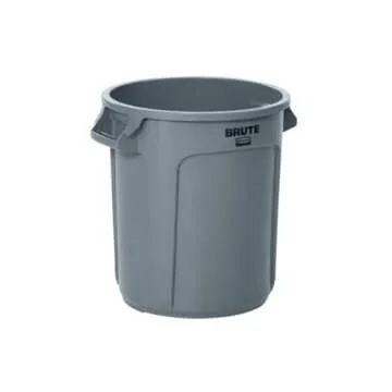 Rubbermaid BRUTE Heavy-Duty Trash Can - 10 Gallon Durable Waste Container