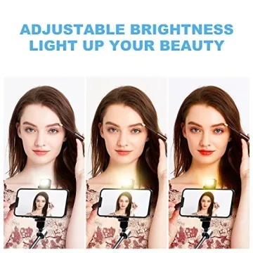 All-in-One Selfie Stick Tripod with LED Light & Remote