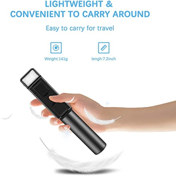 All-in-One Selfie Stick Tripod with LED Light & Remote