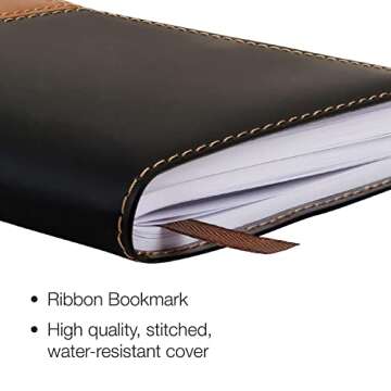 Global Printed Products 2023 Planner Calendar 8"x10" : Includes 14 Months (Nov 2022 to Dec 2023) / 2023 Weekly Planner/Weekly Agenda/Monthly Calendar Organizer (Black/Brown)