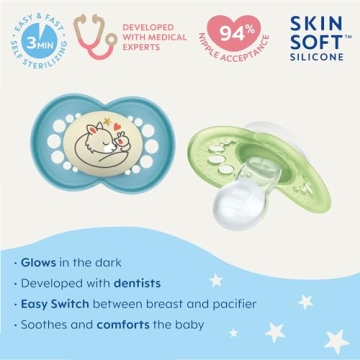 MAM Original Baby Pacifier for Comfort & Nighttime Glow