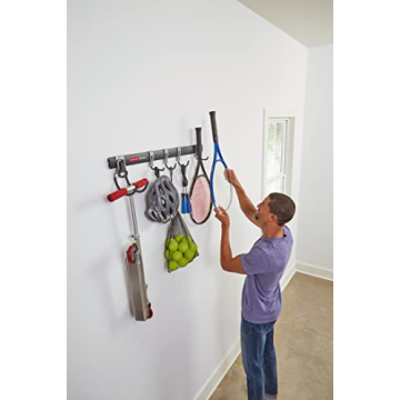 Rubbermaid FastTrack Garage Storage Hooks - Heavy Duty Organizer