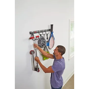 Rubbermaid FastTrack Garage Storage Hooks - Heavy Duty Organizer