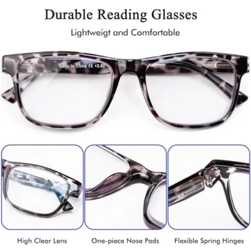 Blue Light Blocking Oversize Reading Glasses for Men