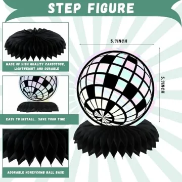 2025 Happy New Year Holiday Honeycomb Centerpieces