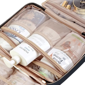 NISHEL Travel Toiletry Bag - Stylish Portable Organizer