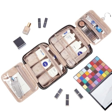 NISHEL Travel Toiletry Bag - Stylish Portable Organizer