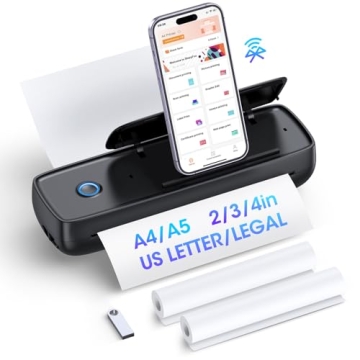 Mini Wireless Bluetooth Thermal Printer for Travel