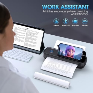 Mini Wireless Bluetooth Thermal Printer for Travel