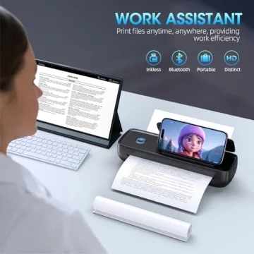 Mini Wireless Bluetooth Thermal Printer for Travel