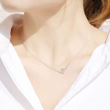 Elegant 14k Gold Sideways Initial Necklace for Women