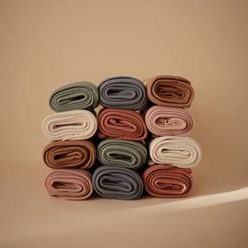 mushie Extra Soft Baby Blanket | Organic Cotton Ribbed Receiving Blanket, Swaddle, Stroller | 35x35 Inch (Roman Green)