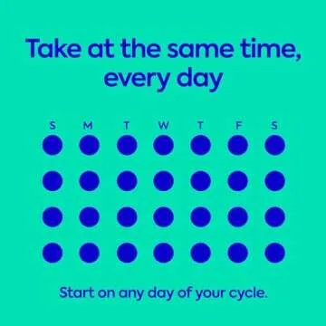 Opill, Daily Oral Birth Control Pills, Over-The-Counter Progestin-Only Contraceptive, FDA-Approved & Estrogen-Free, 28 Count