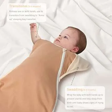 Knirose Swaddle Blanket with Arms Up Design for Infants