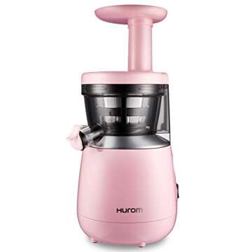 Hurom H310A Personal Self Feeding Slow Masticating Juicer (HP Pink)