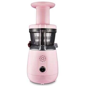 Hurom H310A Personal Self Feeding Slow Masticating Juicer (HP Pink)