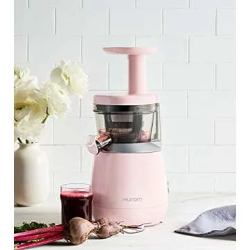 Hurom H310A Personal Self Feeding Slow Masticating Juicer (HP Pink)