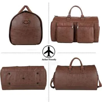 Seyfocnia 2 in 1 Travel Garment Bag for Business Trip