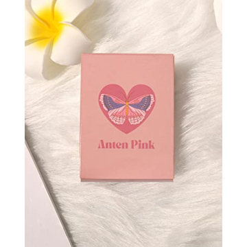 Anten Pink Gold Hoop Earrings - Lightweight Trendy Jewelry