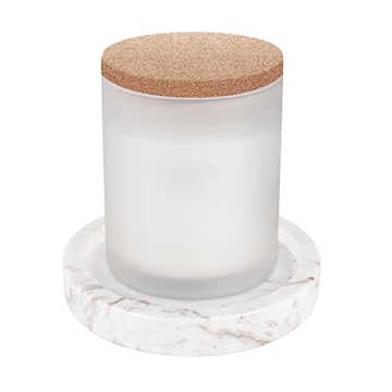 WORHE Premium Natural Marble Candle Holder for Home Decor