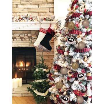 3.94" Large Christmas Balls Shatterproof Bronze Christmas Ornaments 6 Pcs Big Christmas Ornaments Balls for Christmas Tree Holiday Wedding Party Decoration