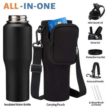 32oz Insulated Water Bottle for Car Cup Holders