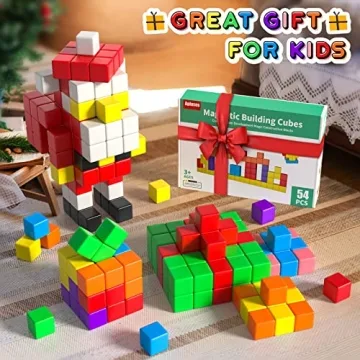 54PCS Magnetic Building Blocks for Kids 3-5