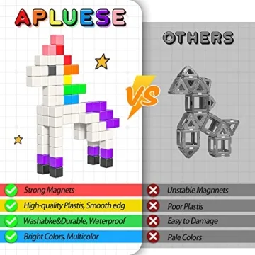 54PCS Magnetic Building Blocks for Kids 3-5