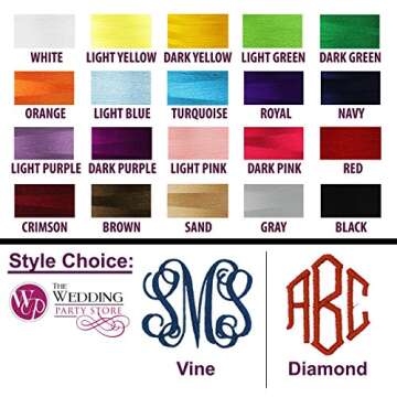 The Wedding Party Store, Personalized Waffle Bridesmaid Kimono Robe - Wedding Bridal Party Robes - Women's Bathrobe - Custom Monogrammed (One Size (S/M/L), White)