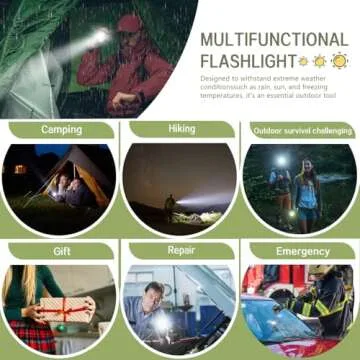 Serjur Solar Powered Flashlight with Safety Tools