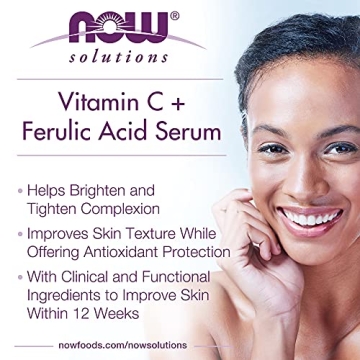 Vitamin C Serum with Ferulic Acid for Bright Skin