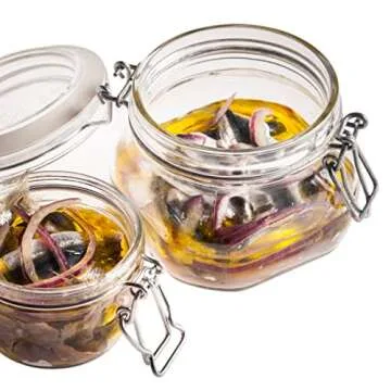 BORMIOLI ROCCO .5L Glass Canning Jar for Preserving