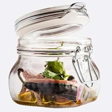 BORMIOLI ROCCO .5L Glass Canning Jar for Preserving