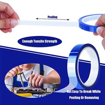 MEBMIK Blue Heat Transfer Tape – 6 Rolls for Sublimation