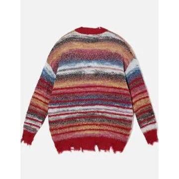 Aelfric Eden Cardigan Sweater Open Front Casual Knit Cardigans Pinstripe Fashion Sweaters Y2k 2025 Outfits
