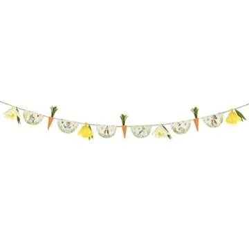 Meri Meri Peter Rabbit™ Garland (Pack of 1), Peter Rabbit™ in The Garden or Easter Garland, 10' Strand with Excess Cord