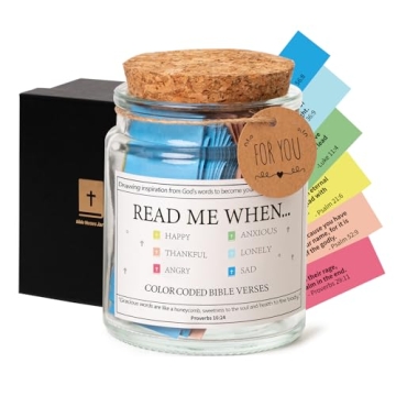 Qunrwe Bible Verse Jar - Emotional Support Gifts for Friends