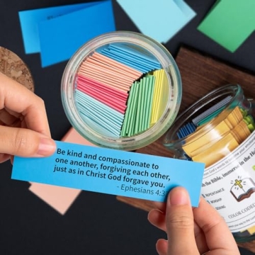 Inspirational Bible Verse Jar for Emotions & Gifts