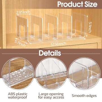 frtzal Purse Organizer: Stylish Handbag Storage Solution with Clear Dividers