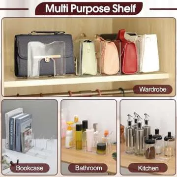 frtzal Purse Closet Organizer for Stylish Purse Storage