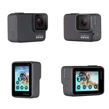 GoPro HERO7 Silver + Protective Housing - Waterproof Digital Action Camera with Touch Screen 4K HD Video 10MP Photos Stabilization