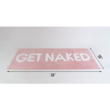 Get Naked Bath Mat - Funny and Chic Bathroom Decor