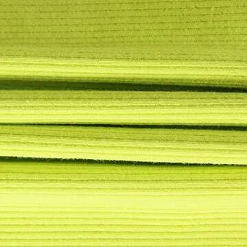 Artfish Women's Sleeveless Tank Top Form Fitting Scoop Neck Ribbed Knit Basic Cami Shirts Neon Green, S